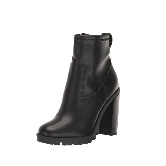 BCBGeneration Shoes - BCBGeneration Womens 9 M Black Pella Faux Leather Ankle Booties NIB PU3